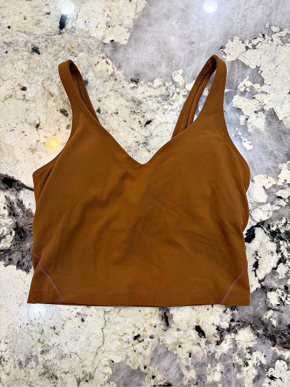lululemon Align Tank Brown Sports Bra Like New
